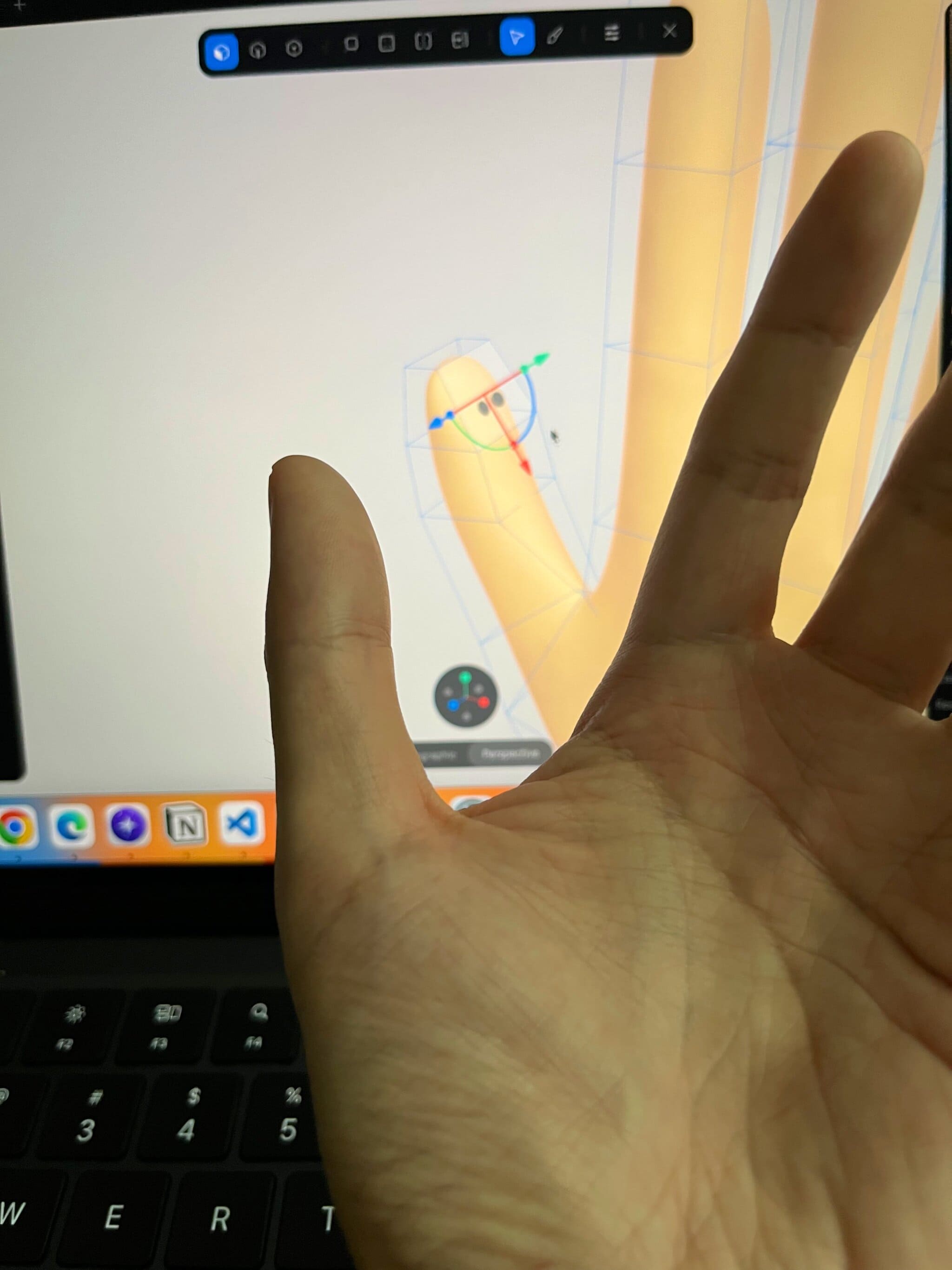 My thumb in 3D