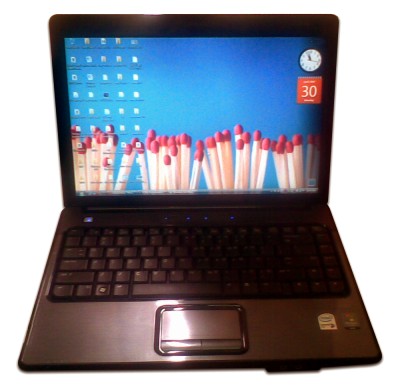 Finally, I got myself a new laptop! It's a HP Compaq Presario V3205TU, 