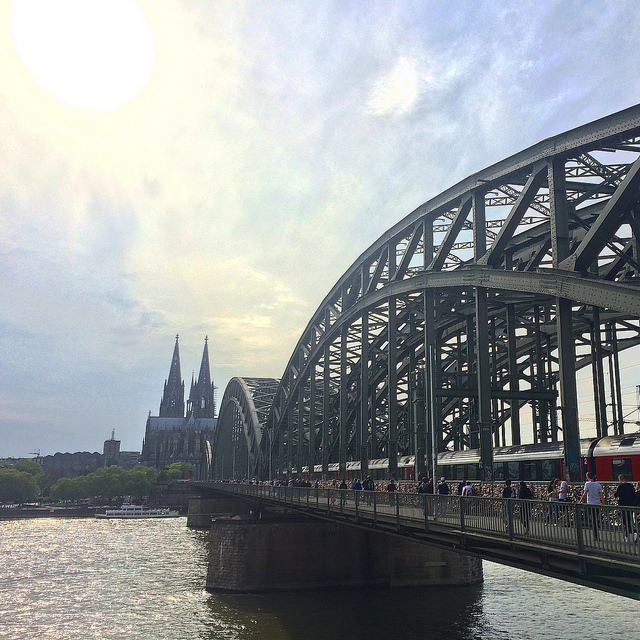 The Kölner Dom and the Hohenzollern Bridge, in Cologne