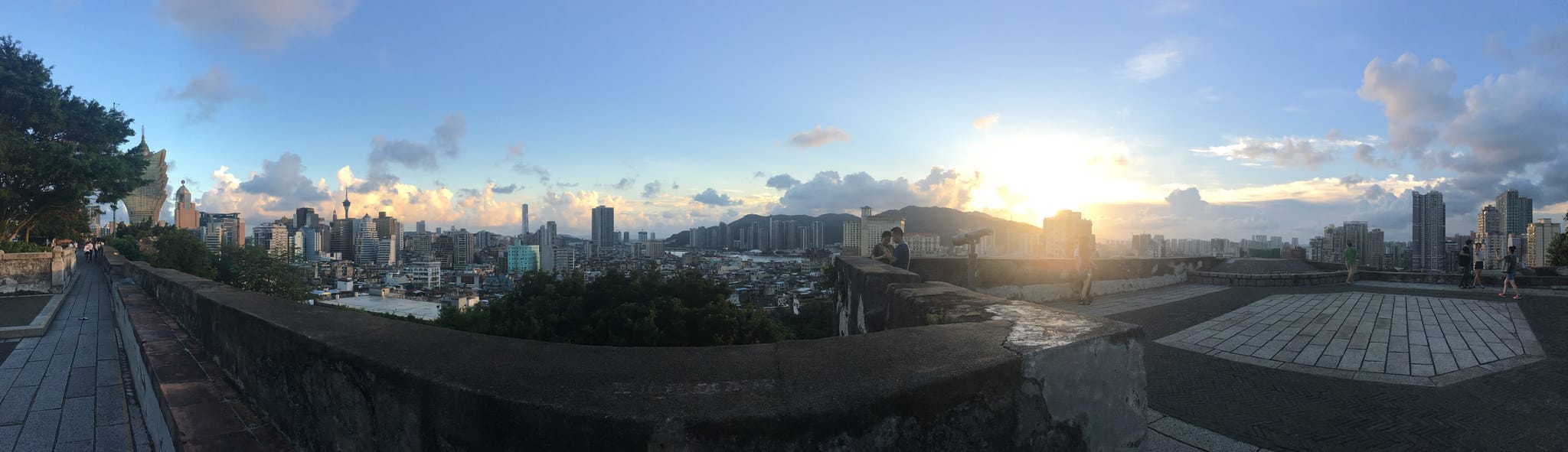 Scenery of Macau from Fortaleza do Monte