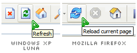 incorrect background colour of the tooltip in Firefox, compared to Windows' tooltip