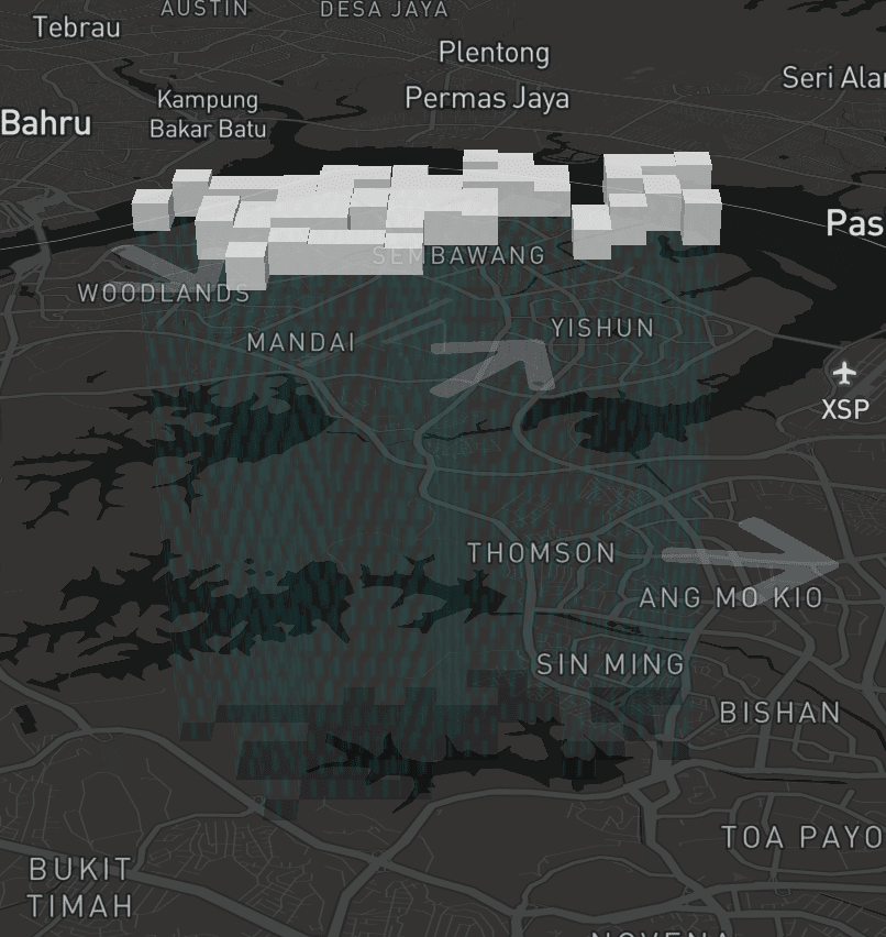 Check Weather SG, showing a 3D cloud with rain patterns and drop shadow