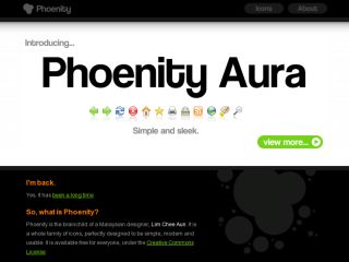 Phoenity web site, redesigned