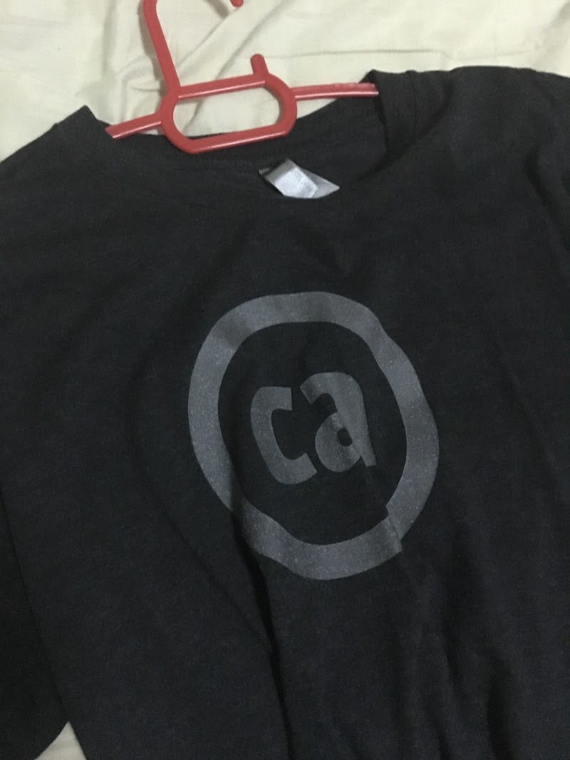 My third ‘CA’ logo t-shirt