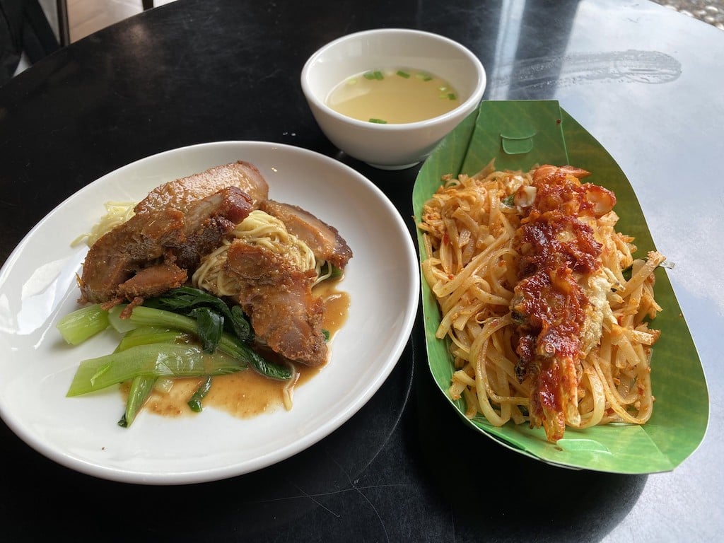 Lunch food at JavaScript Bangkok 2020