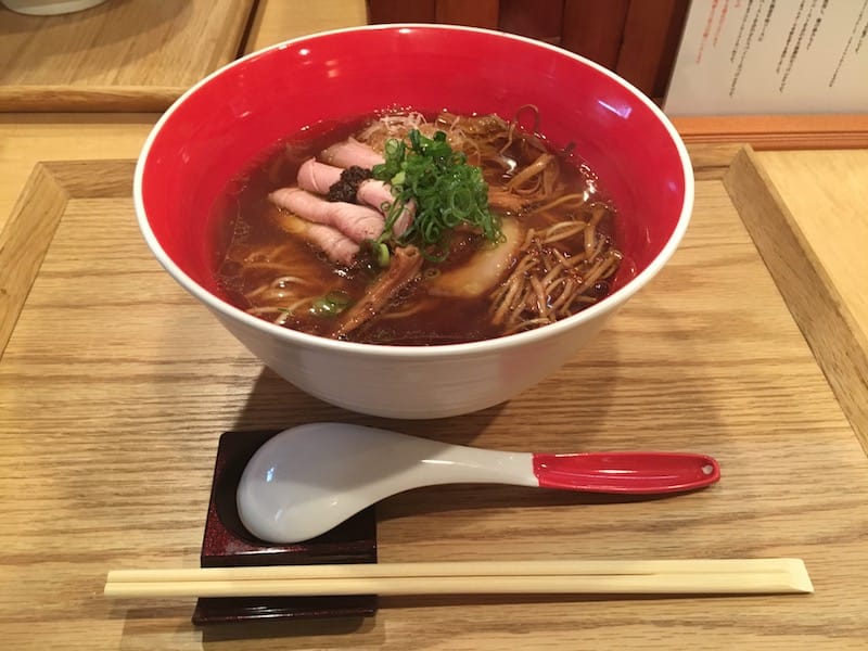 Michelin-starred Tsuta ramen in Tokyo