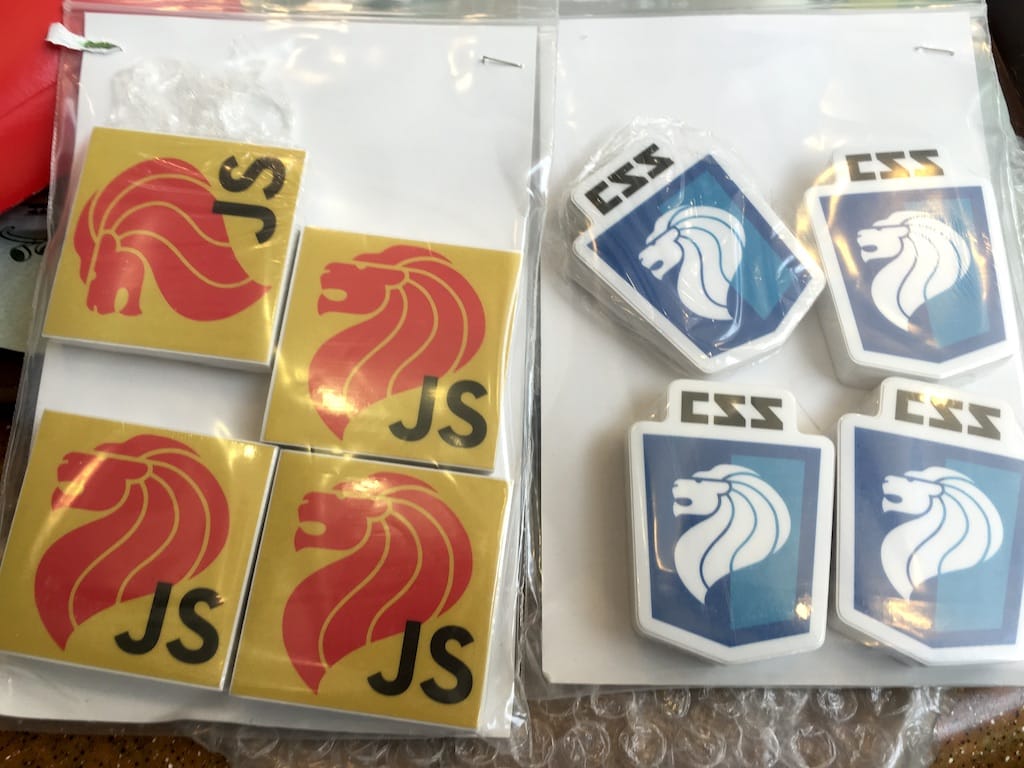 SingaporeCSS and SingaporeJS stickers, from StickerHD