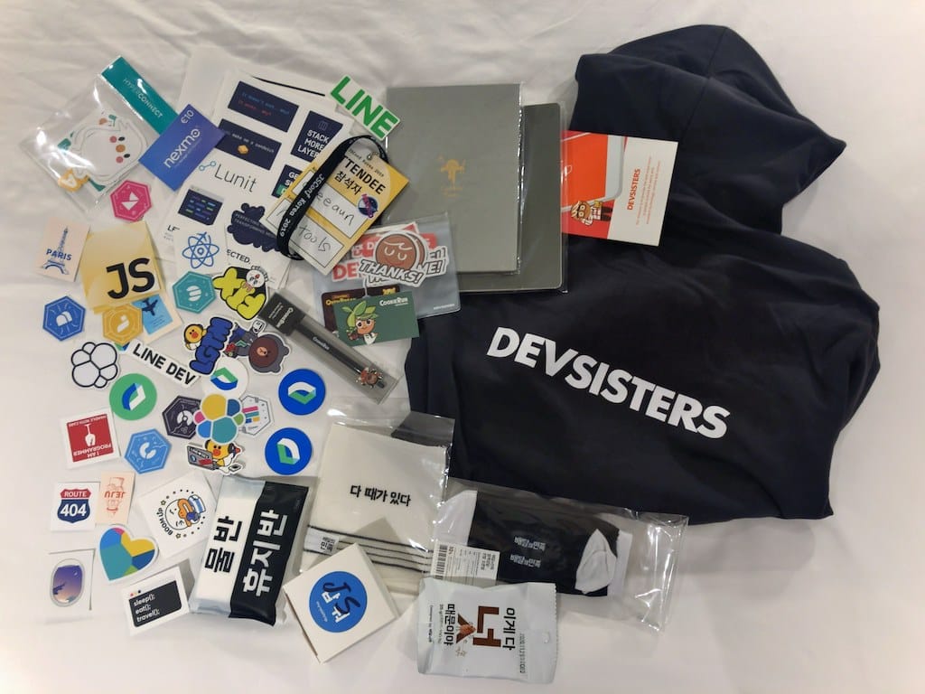 Swags from JSConf Korea 2019