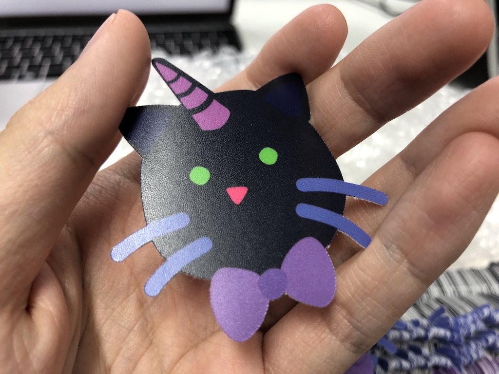 Unicat stickers, from GoodieSwag