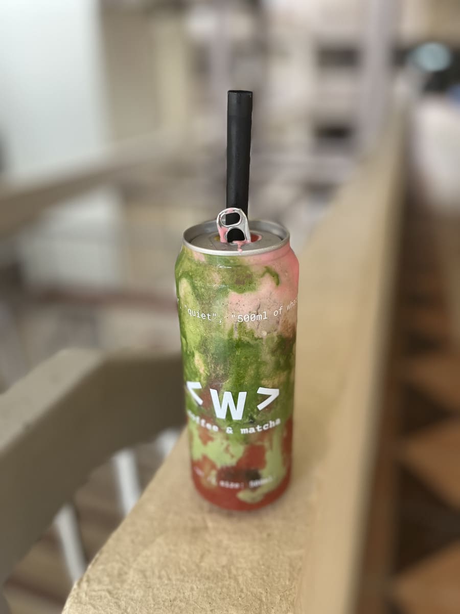 Waterloo Coffee matcha drink