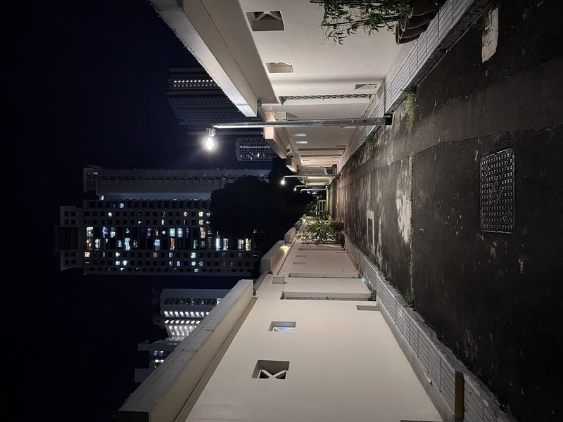 Back alley at night, Singapore