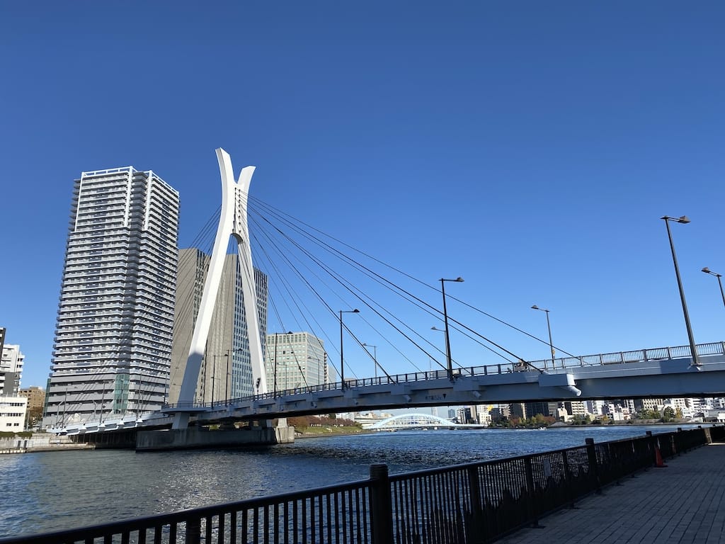 Chuo Ohashi Bridge, featured in 3-gatsu no Lion anime