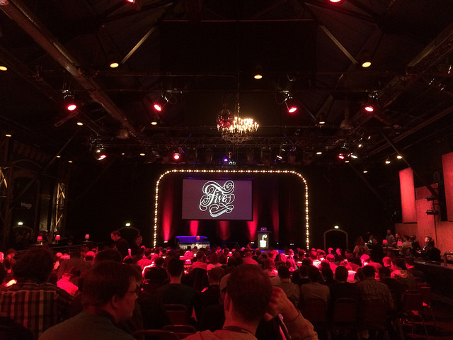 The stage in Beyond Tellerrand Düsseldorf 2015
