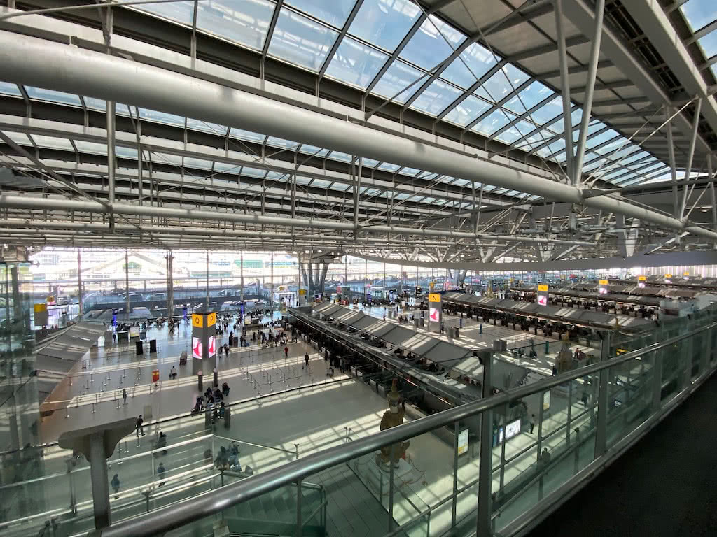 Suvarnabhumi Airport (BKK) at Bangkok, Thailand