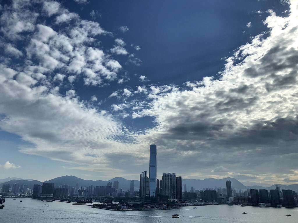 View of the International Commerce Centre from Ibis Hong Kong Central & Sheung Wan hotel