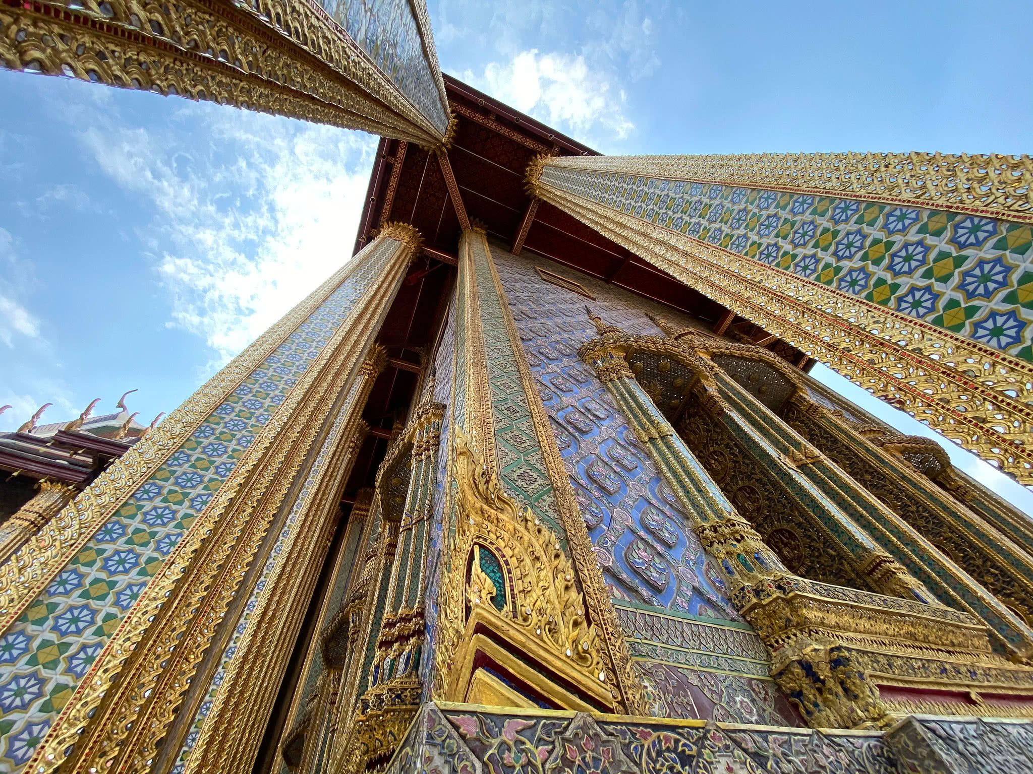 Wat Pho and its architecture, Bangkok, Thailand