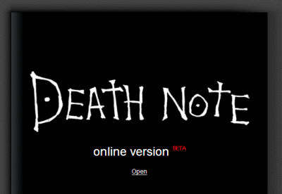 Death Note (Notebook Version)